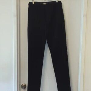 Uniqlo and LeMaire Wool and Cashmere Taper Trouser in Black 8